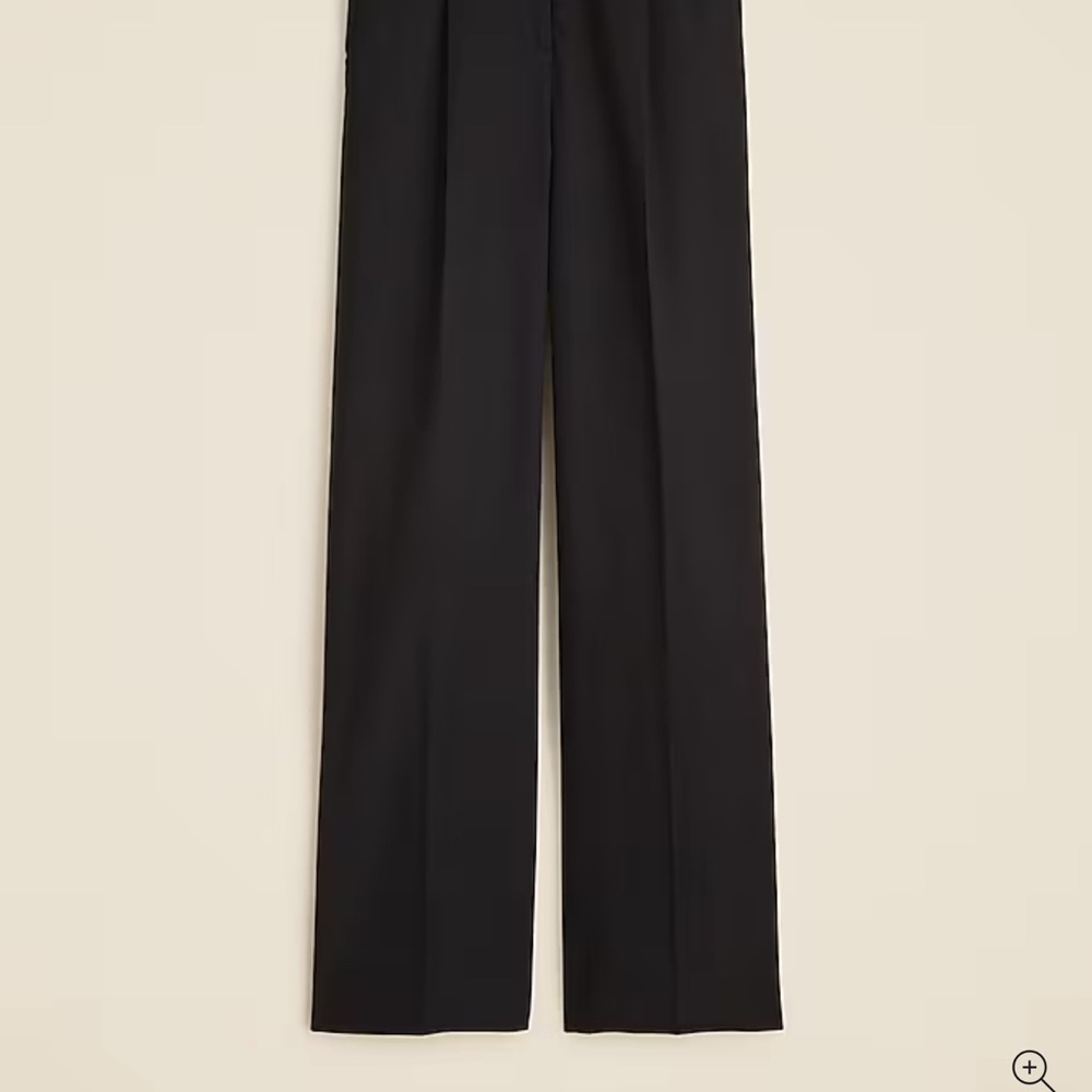 Black Wide-Leg Trousers